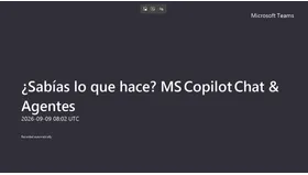 ¿Sabías lo que hace? MS Copilot Chat & Agentes