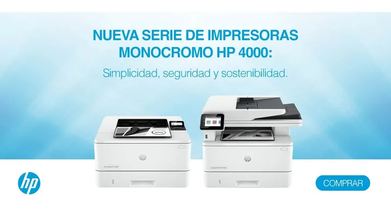 Conoce la nueva serie de impresoras monocromo HP 4000 