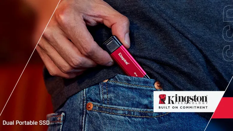 Nueva SSD portátil de doble conector de Kingston
