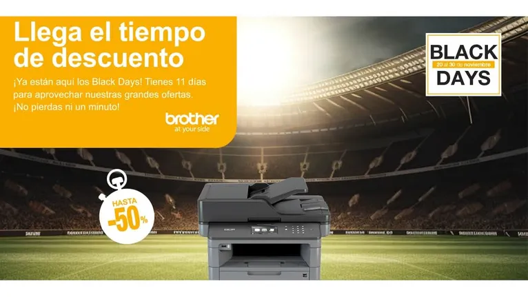 Brother Black Days ¡Llega el tiempo de descuento!