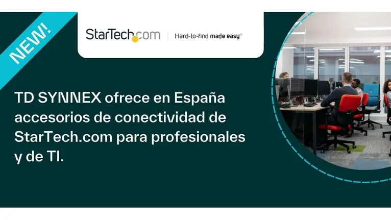 TD SYNNEX ofrece en España accesorios de conectividad de StarTech.com