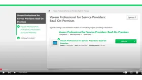 Veeam Professional for Service Providers: BaaS On-Premises 