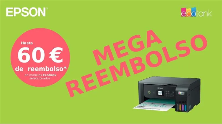 ¡Mega Reembolso en Impresoras Epson EcoTank!