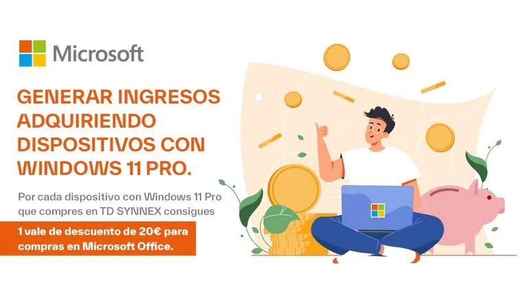 Generar ingresos adquiriendo dispositivos con Windows 11 Pro.