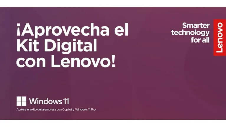 ¡Aprovecha el Kit Digital con Lenovo!