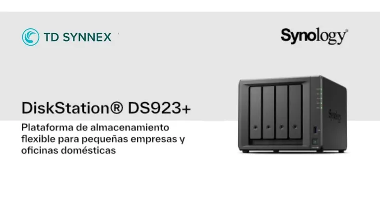 Consigue almacenamiento flexible con DiskStation® DS923+ de Synology