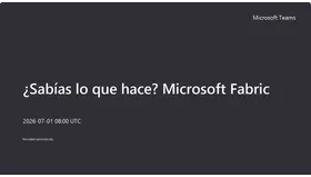 ¿Sabías lo que hace? Microsoft Fabric