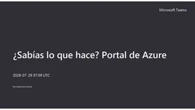 ¿Sabías lo que hace? Portal de Azure