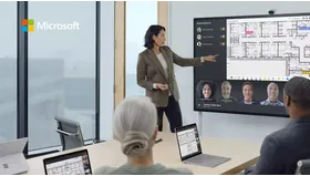 Microsoft SurfaceHub 3 85" Tecnologia avançada, Colaboração única